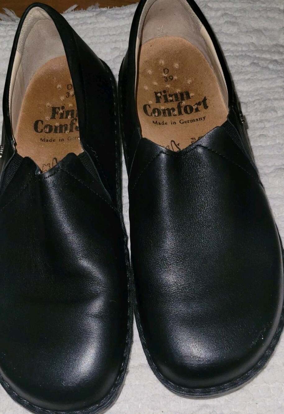 Finn Comfort Newport Loafers Leather Slip On, German Made, US 8.5 EIN WALDI
